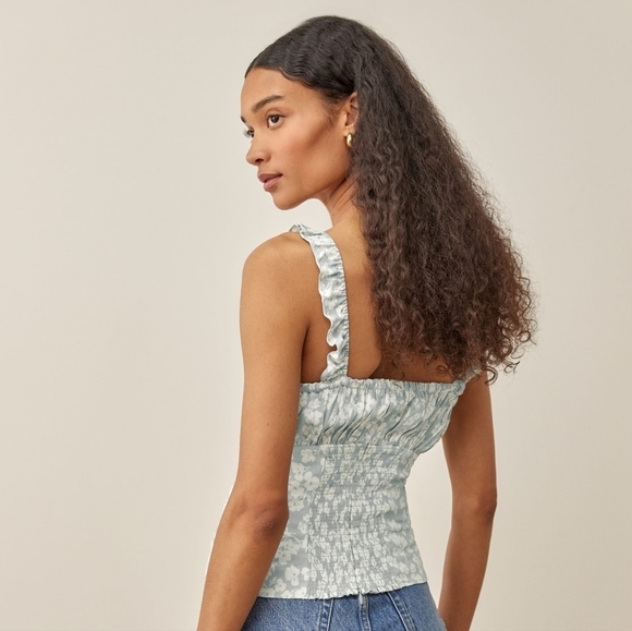 Reformation Cortese Top in Sofie size 12 NWT - Picture 3 of 11